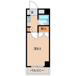 富山北 徒歩5分 6階の物件間取画像